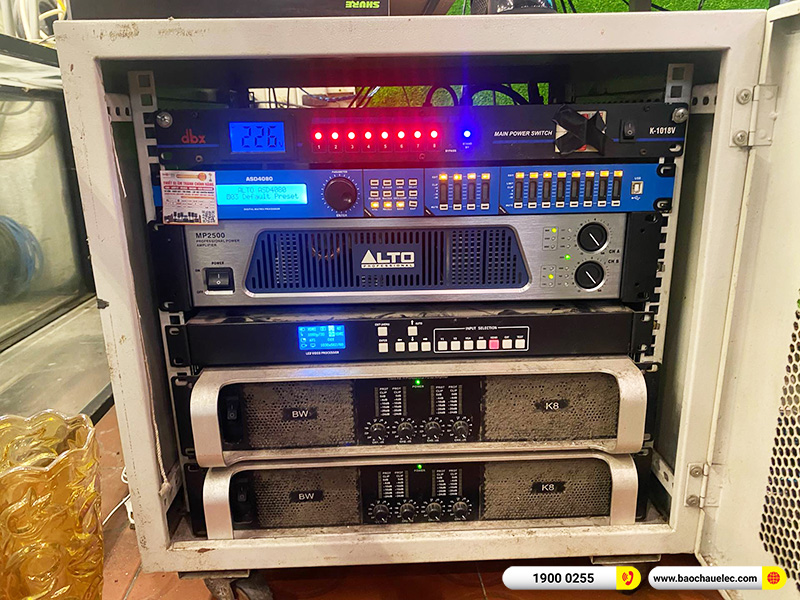 Lắp đặt dàn âm thanh nhà hàng anh Hải tại TPHCM