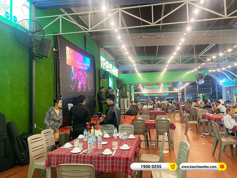 Lắp đặt dàn âm thanh nhà hàng anh Hải tại TPHCM