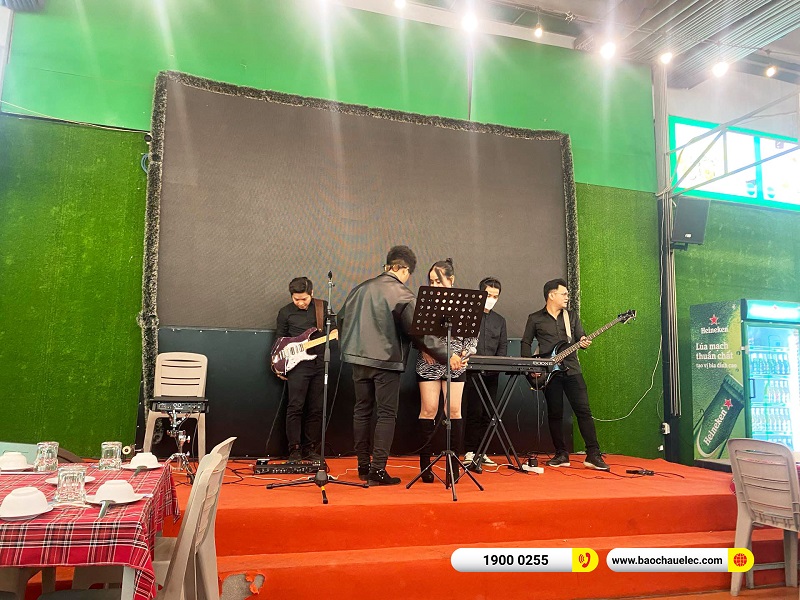 Lắp đặt dàn âm thanh nhà hàng anh Hải tại TPHCM