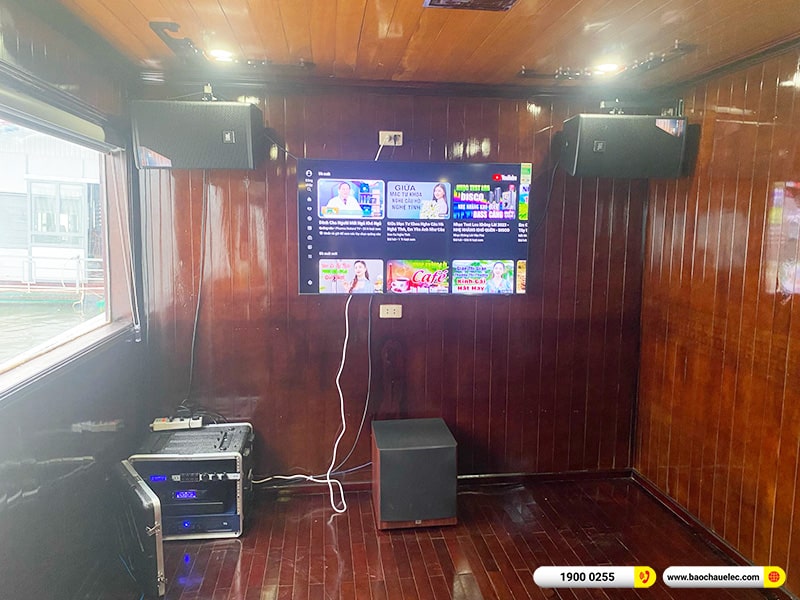 Lắp đặt dàn karaoke du thuyền trị giá hơn 180 triệu cho anh Hậu tại Hà Nội