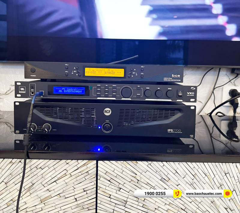 Lắp đặt dàn karaoke RCF gần 78tr cho anh Hiệp ở TPHCM