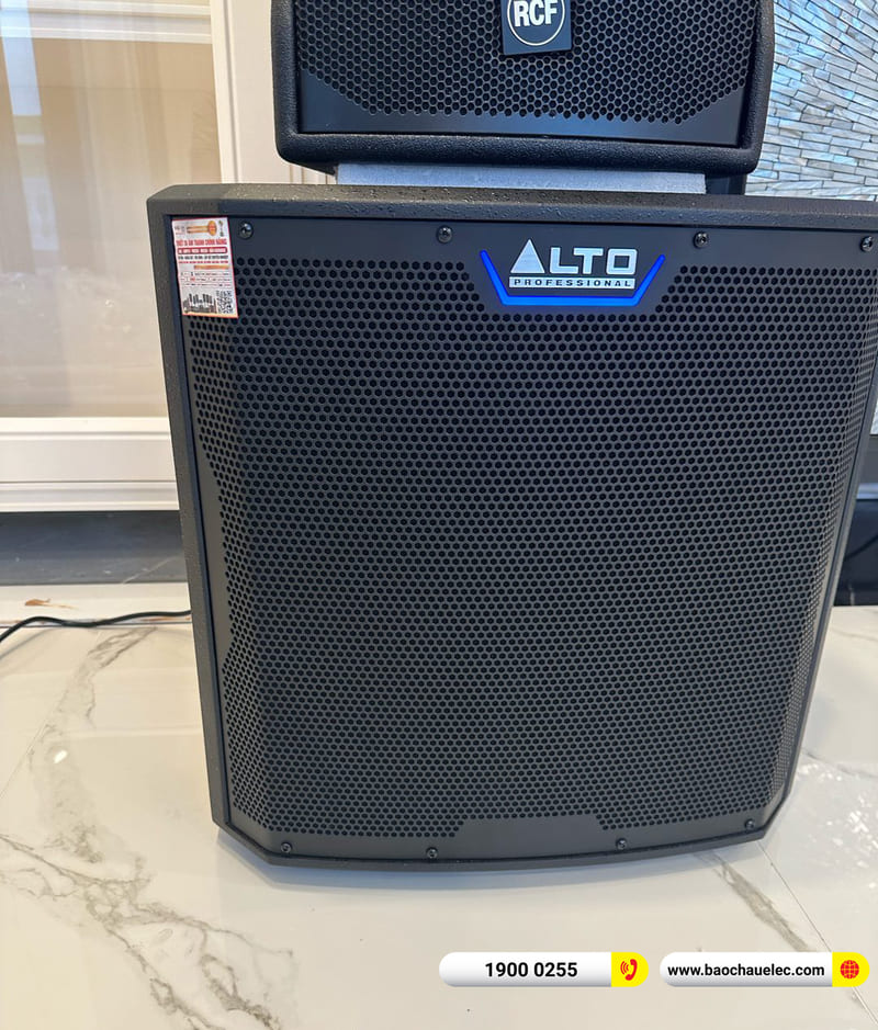 Lắp đặt dàn karaoke RCF gần 78tr cho anh Hiệp ở TPHCM