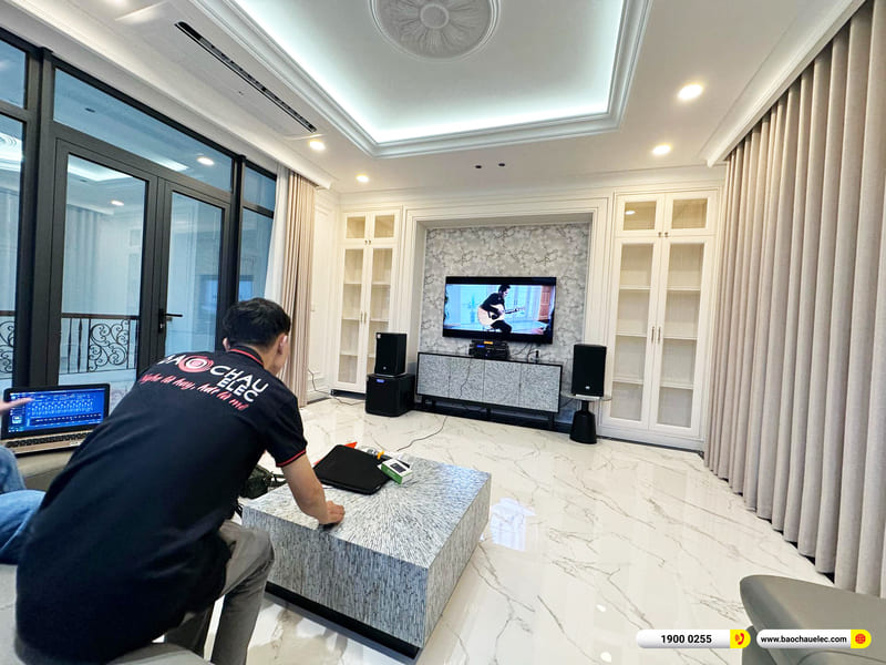 Lắp đặt dàn karaoke RCF gần 78tr cho anh Hiệp ở TPHCM