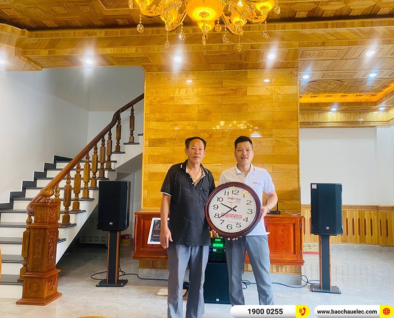 Lắp đặt dàn karaoke trị giá hơn 100 triệu đồng cho gia đình anh Hiếu tại Thủy Nguyên - Hải Phòng