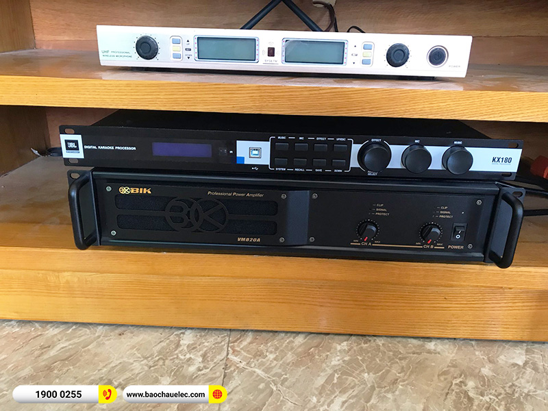 Lắp đặt dàn karaoke trị giá hơn 40 triệu cho anh Hòa tại Nam Định