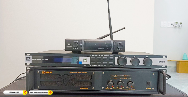 Lắp đặt dàn karaoke trị giá gần 80 triệu cho anh Khánh tại Hà Nội