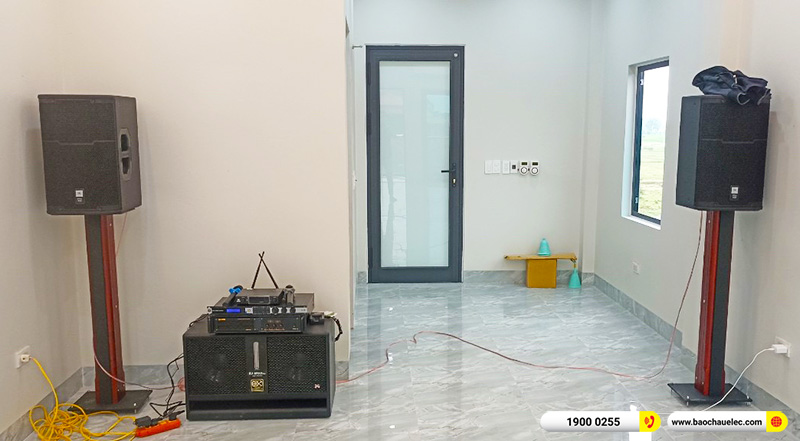 Lắp đặt dàn karaoke trị giá gần 80 triệu cho anh Khánh tại Hà Nội