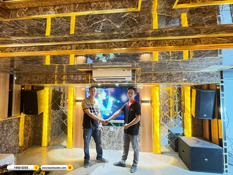 Lắp đặt dàn karaoke RCF hơn 130tr cho anh Khánh ở TPHCM