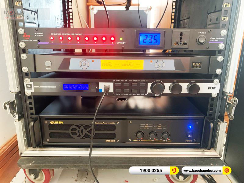 Lắp đặt dàn karaoke trị giá hơn 70 triệu đồng cho gia đình anh Khiêm tại Cần Thơ