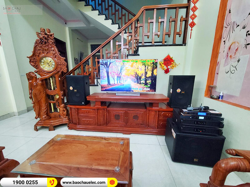 Lắp đặt dàn karaoke BMB trị giá gần 115 triệu cho anh Khuynh ở Hưng Yên