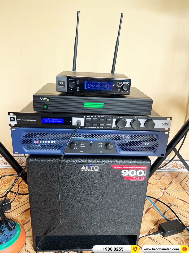 Lắp đặt dàn karaoke trị giá gần 85 triệu đồng cho anh Lâm ở TPHCM