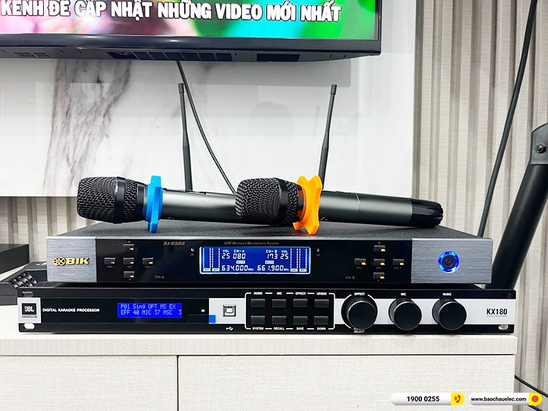 Lắp đặt d&agrave;n karaoke trị gi&aacute; hơn 60 triệu cho anh Linh tại H&agrave; Nội