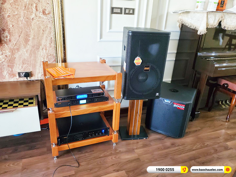 Lắp đặt dàn karaoke trị giá hơn 70 triệu cho anh Long tại Hà Nội