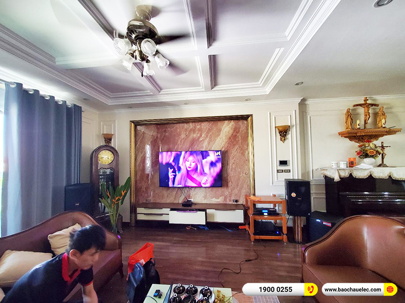 Lắp đặt dàn karaoke trị giá hơn 70 triệu cho anh Long tại Hà Nội