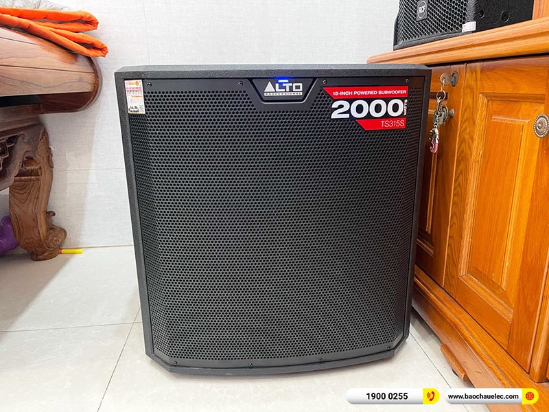 Lắp đặt dàn karaoke RCF 102tr cho anh Luân tại Vĩnh Long