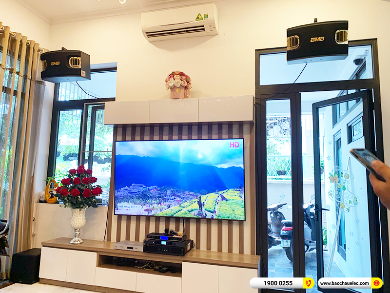 Lắp đặt dàn karaoke BMB hơn 80tr cho anh Lượng ở Vinhomes Long Biên Hà Nội