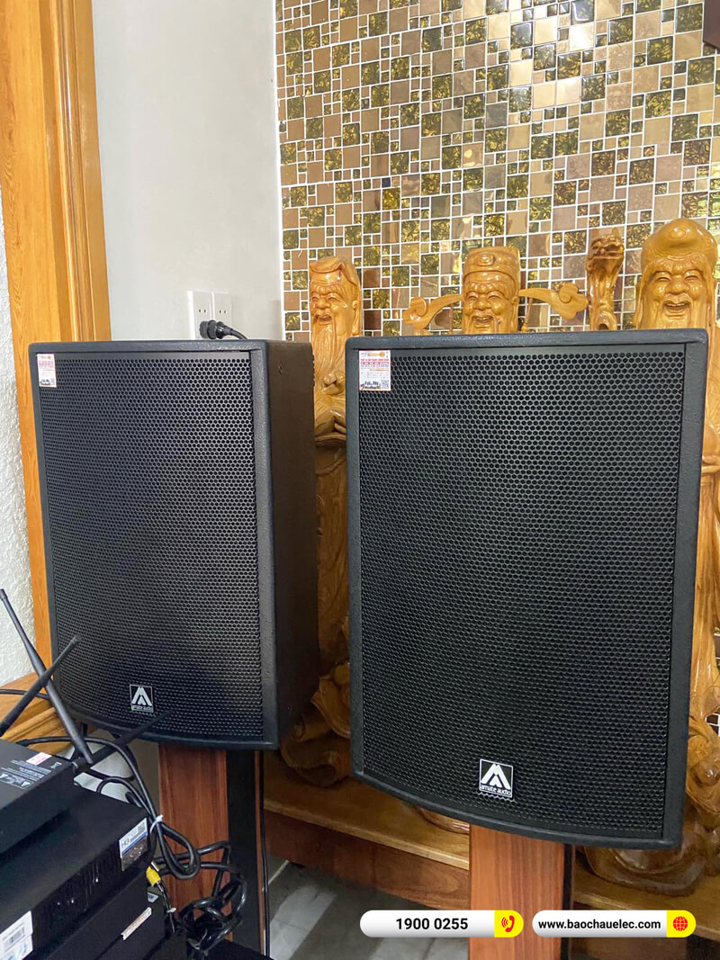 Lắp đặt d&agrave;n karaoke Amate Audio 174tr cho anh Mẫn tại Quảng Ng&atilde;i