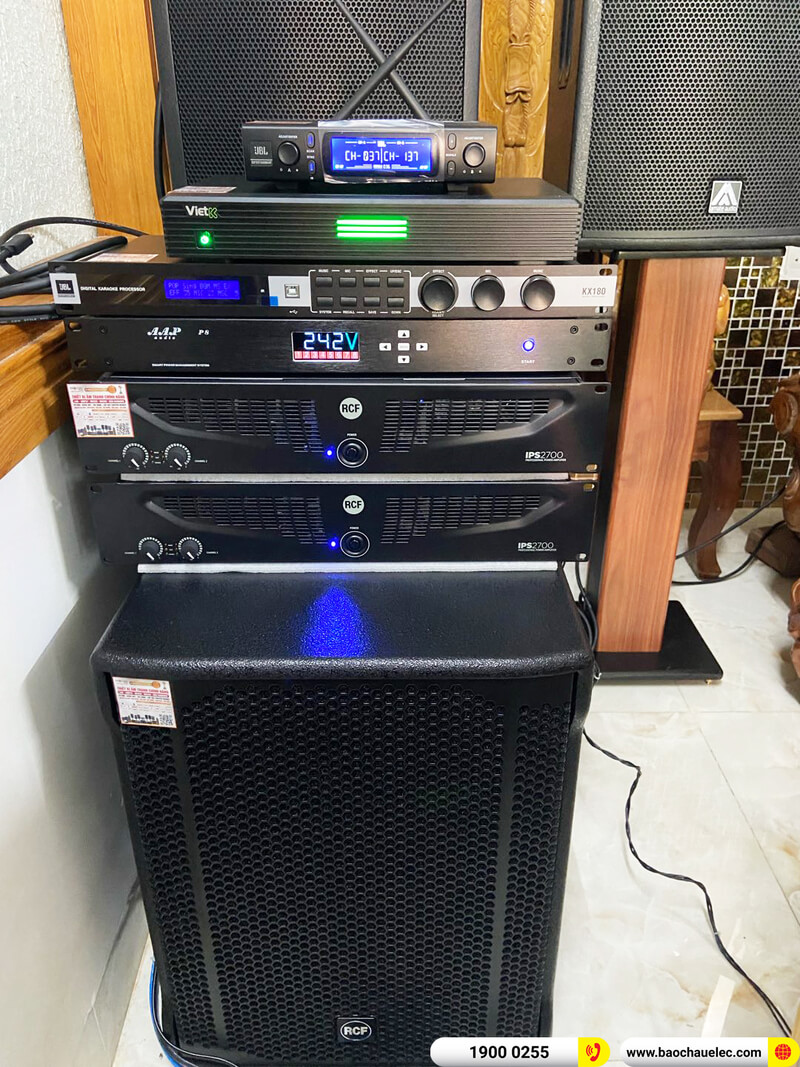 Lắp đặt d&agrave;n karaoke Amate Audio 174tr cho anh Mẫn tại Quảng Ng&atilde;i