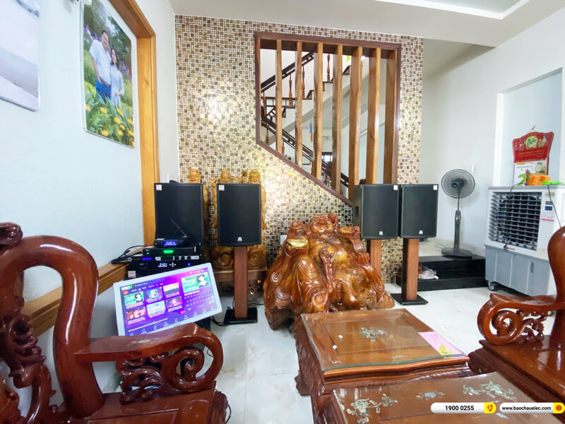 Lắp đặt d&agrave;n karaoke Amate Audio 174tr cho anh Mẫn tại Quảng Ng&atilde;i
