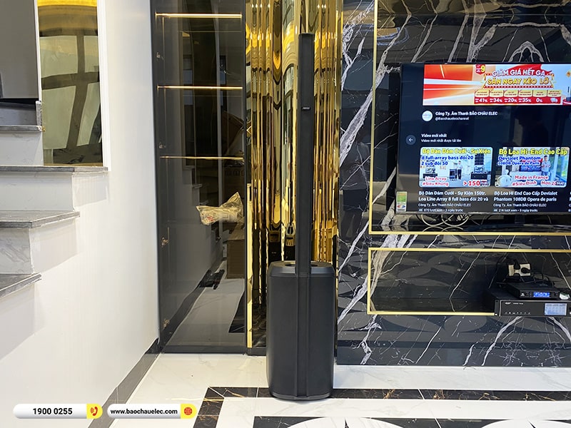 Lắp đặt dàn karaoke di động Bose 140tr cho anh Mạnh tại Hà Nội