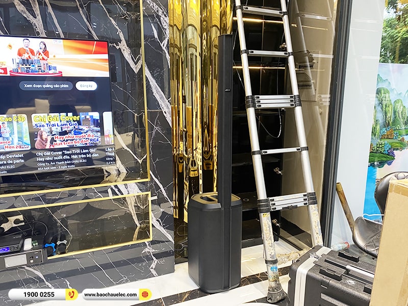 Lắp đặt dàn karaoke di động Bose 140tr cho anh Mạnh tại Hà Nội