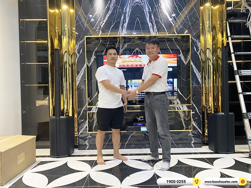 Lắp đặt dàn karaoke di động Bose 140tr cho anh Mạnh tại Hà Nội