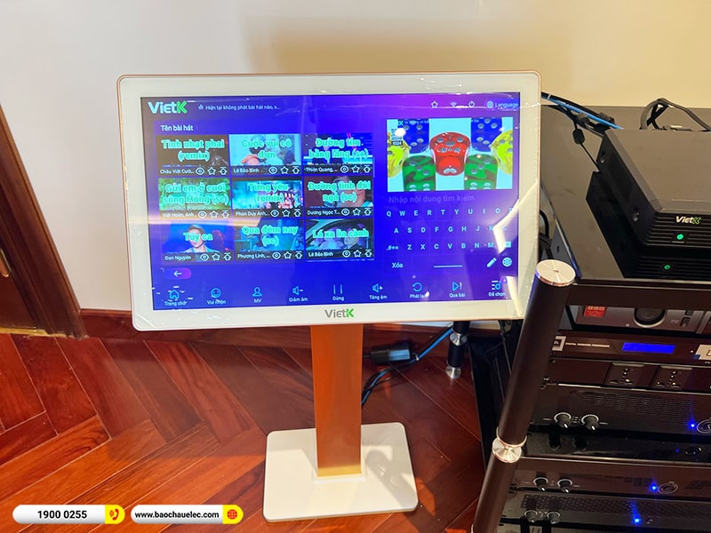 Lắp đặt dàn karaoke trị giá khoảng 260 triệu cho anh Mạnh tại Bắc Ninh