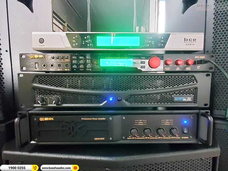 Lắp đặt d&agrave;n karaoke trị gi&aacute; hơn 70 triệu cho anh Minh tại Tiền Giang