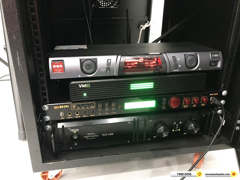 Lắp đặt dàn karaoke trị giá hơn 70 triệu cho anh Nam tại Bạc Liêu