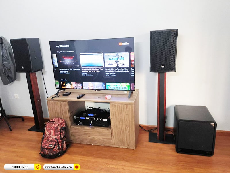 Lắp đặt d&agrave;n karaoke trị gi&aacute; hơn 100 triệu cho anh Nam tại H&agrave; Nội