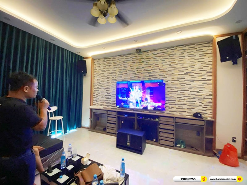 Lắp đặt dàn karaoke trị giá gần 140 triệu cho anh Nghị tại Vũng Tàu