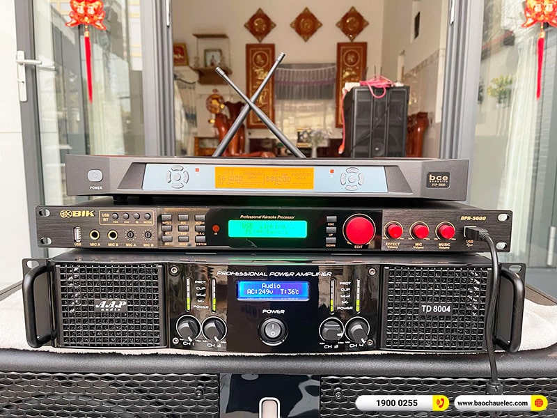 Lắp đặt dàn karaoke trị giá khoảng 70 triệu cho anh Phi tại Cần Thơ