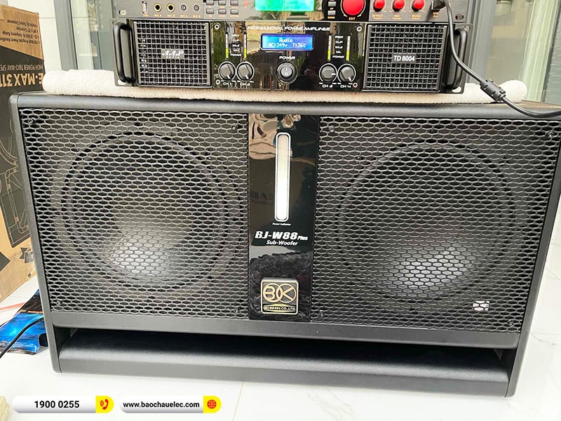 Lắp đặt dàn karaoke trị giá khoảng 70 triệu cho anh Phi tại Cần Thơ