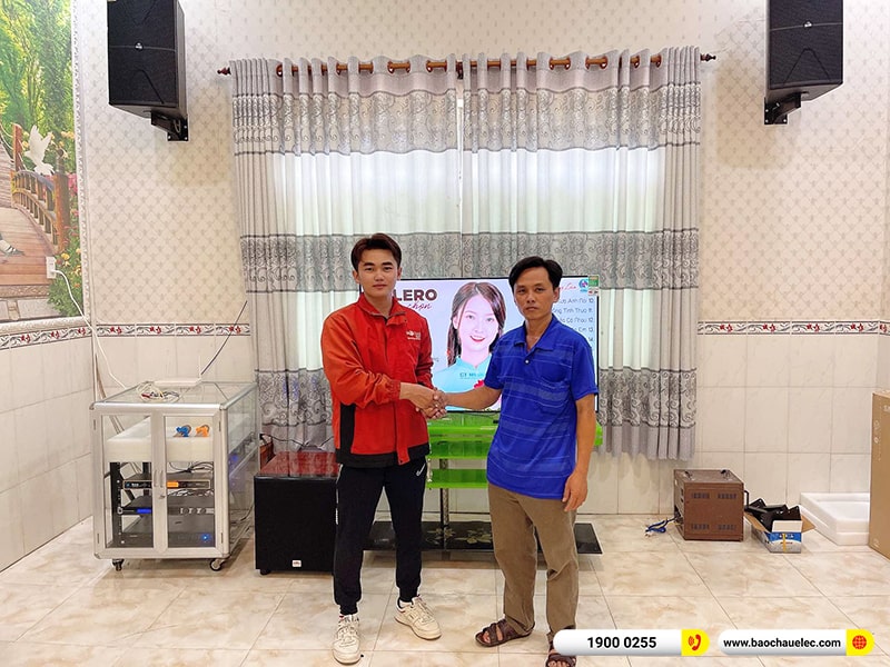 Lắp đặt dàn karaoke trị giá gần 60 triệu cho anh Phong tại Vĩnh Long