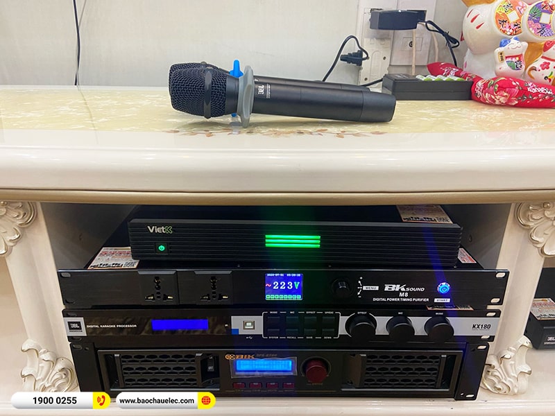 Lắp đặt dàn karaoke trị giá 108tr cho anh Phương tại Hải Phòng