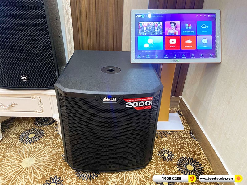 Lắp đặt dàn karaoke trị giá 108tr cho anh Phương tại Hải Phòng