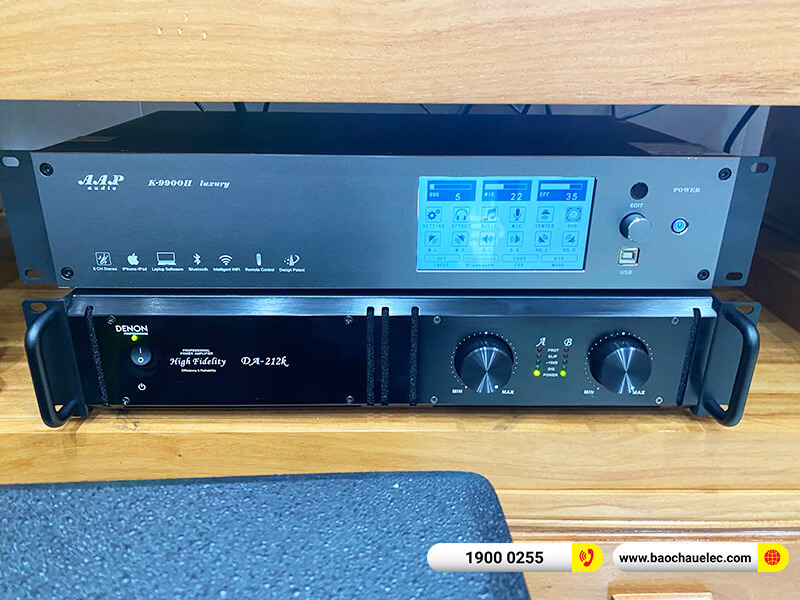 Lắp đặt d&agrave;n karaoke trị gi&aacute; hơn 110 triệu cho anh Qu&acirc;n tại Đồng Nai