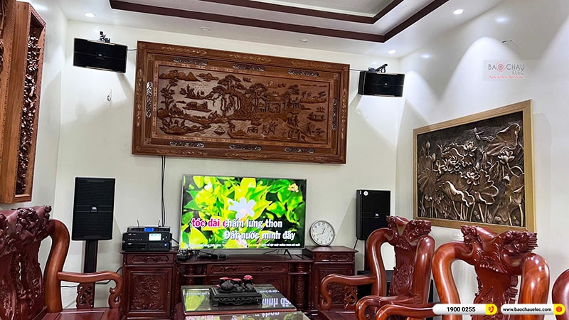 Lắp đặt d&agrave;n karaoke trị gi&aacute; khoảng 120 triệu cho anh Quyền tại Hải Ph&ograve;ng