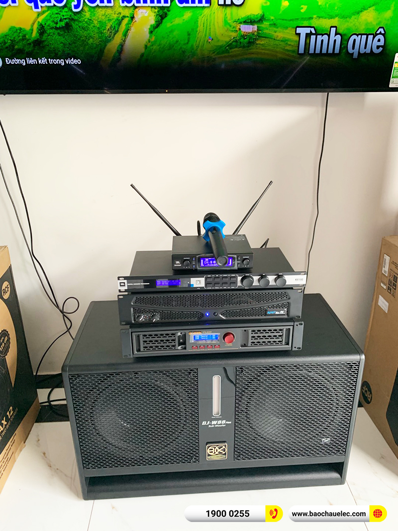Lắp đặt dàn karaoke trị giá hơn 70 triệu cho anh Sìn tại Bình Dương