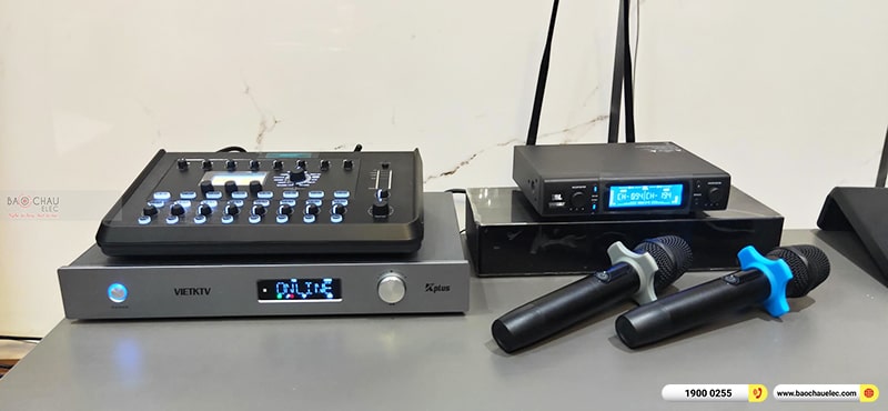 Lắp đặt dàn karaoke, loa Bose di động trị giá khoảng 130 triệu cho anh Sơn tại Hà Nội