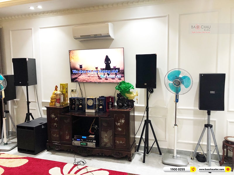 Lắp đặt d&agrave;n karaoke trị gi&aacute; hơn 70 triệu cho anh T&aacute;m tại Hải Ph&ograve;ng
