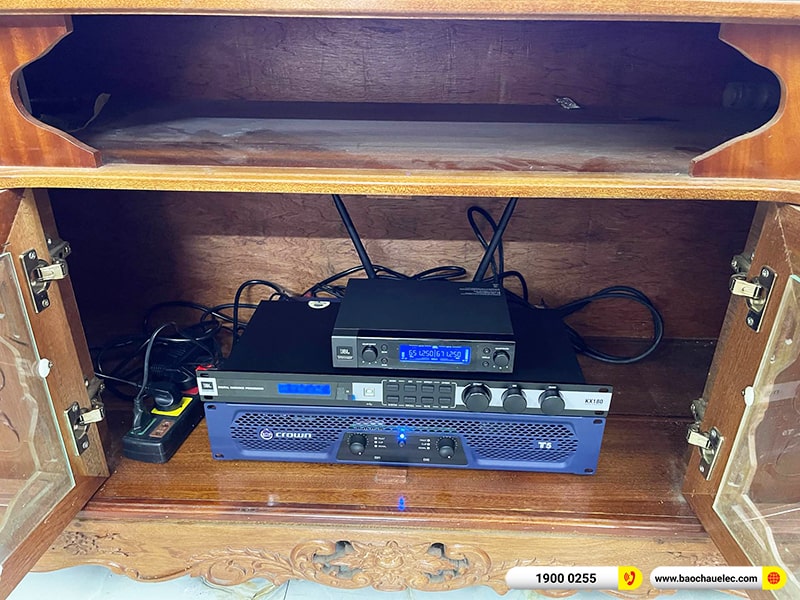 Lắp đặt dàn karaoke trị giá khoảng 50 triệu cho anh Thắng tại Hải Phòng