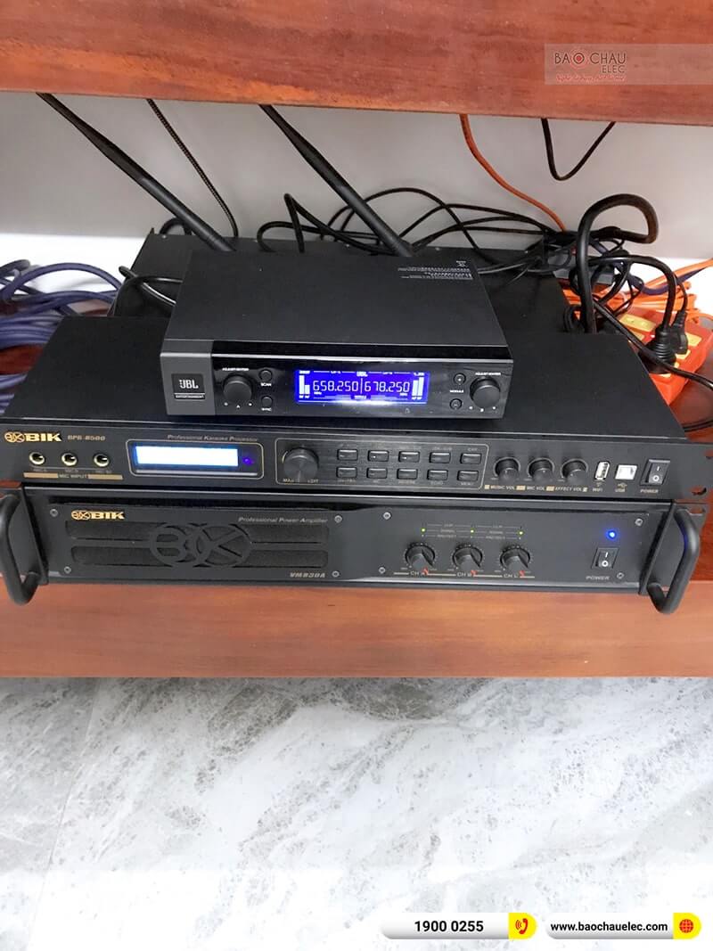 Lắp đặt d&agrave;n karaoke trị gi&aacute; hơn 70 triệu cho anh Thế tại Nam Định