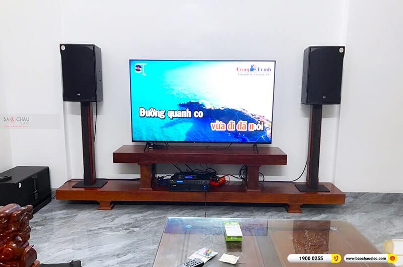 Lắp đặt d&agrave;n karaoke trị gi&aacute; hơn 70 triệu cho anh Thế tại Nam Định