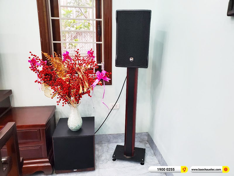 Lắp đặt dàn karaoke trị giá hơn 110 triệu cho anh Thống tại Hà Nội