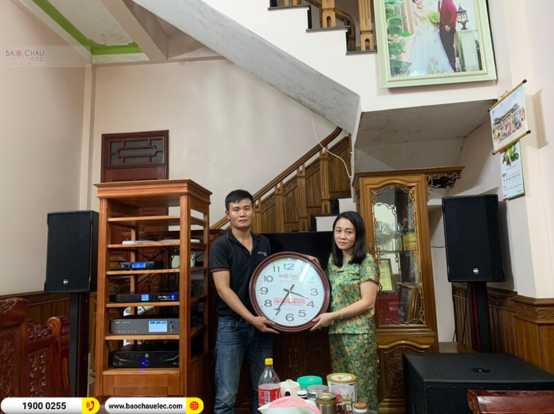 Lắp đặt dàn karaoke trị giá gần 100 triệu cho anh Duy Thủy tại Thanh Hóa