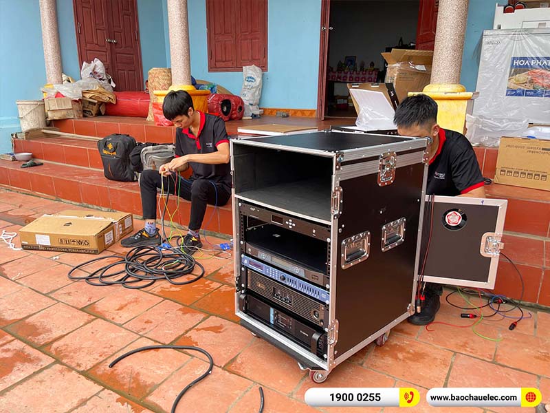 Lắp đặt dàn Line Array Actpro 131tr cho anh Toán tại Bắc Giang