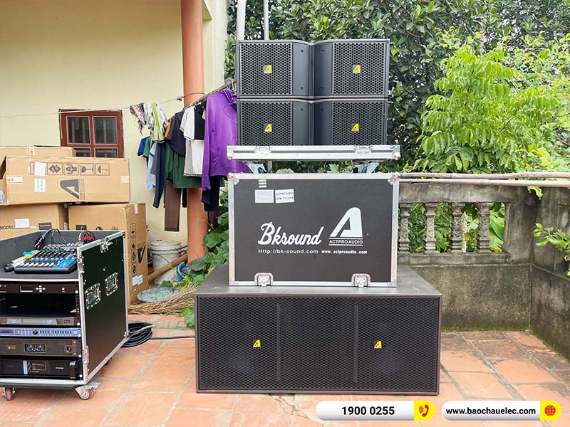 Lắp đặt dàn Line Array Actpro 131tr cho anh Toán tại Bắc Giang