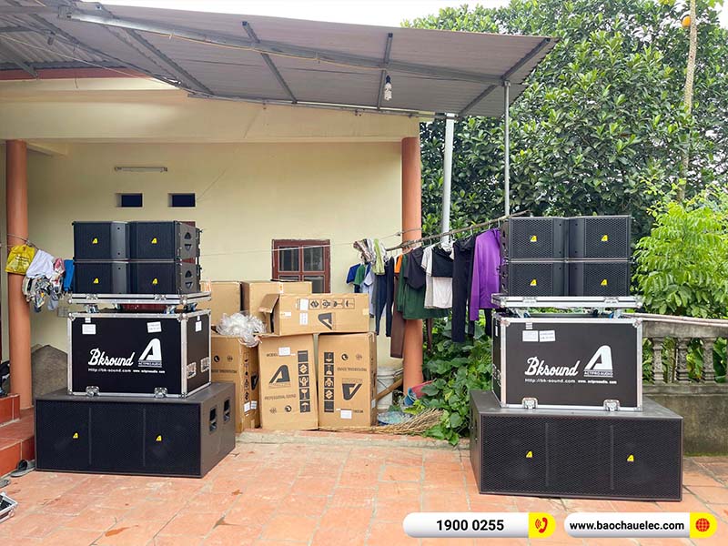 Lắp đặt dàn Line Array Actpro 131tr cho anh Toán tại Bắc Giang