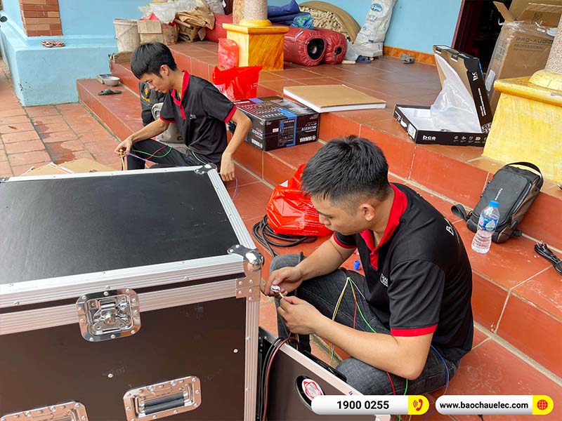 Lắp đặt dàn Line Array Actpro 131tr cho anh Toán tại Bắc Giang